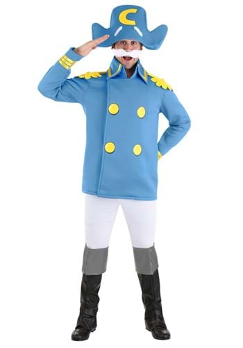 Plus Size Cartoonish Captain Costume for Men