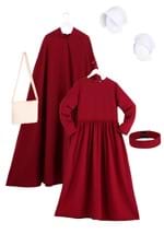 Plus Size Deluxe Red Cloak Womens Costume Alt 1