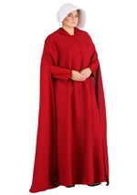 Plus Size Women's Red Cloak Costume Alt 1