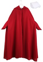 Plus Size Women's Red Cloak Costume Alt 3