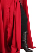 Plus Size Women's Red Cloak Costume Alt 9