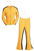 Women's Yellow Ninja Assassin Costume Alt 2
