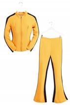Yellow Ninja Assassin Womens Costume Alt 1