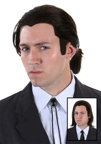 Mens LA Underworld Gangster Costume Tie and Wig