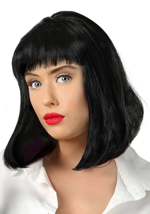 Womens LA Underworld Femme Fatale Black Costume Wig