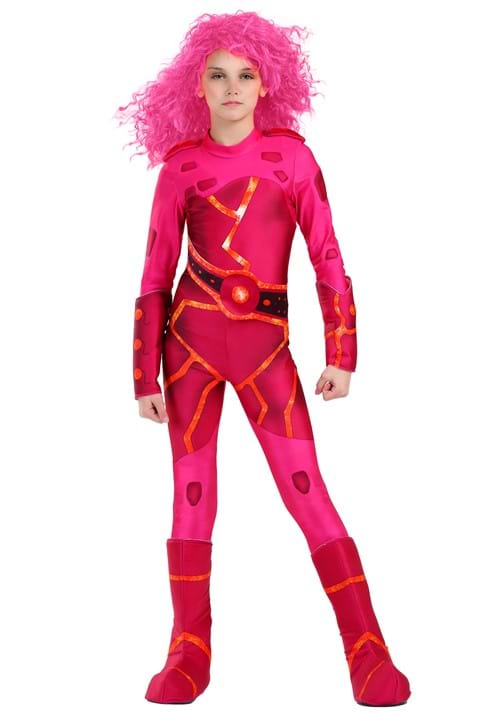 Fiery Superhero Girls Costume
