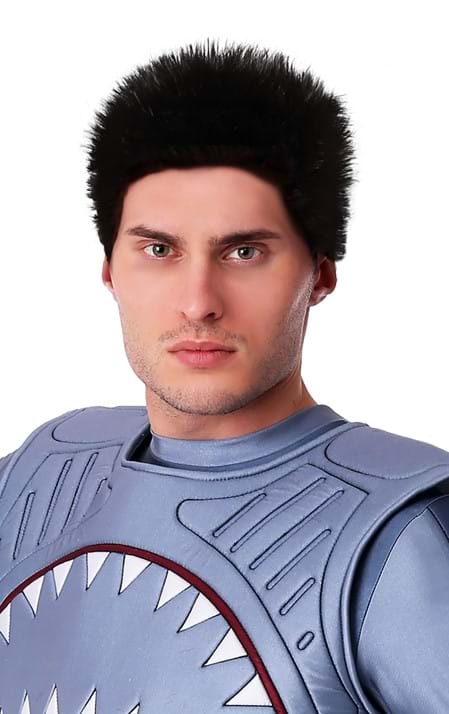 Mens Sharky Costume Superhero Wig