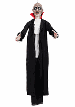5.5FT Animatronic Shaking Silas Hanging Vampire Decoration A