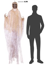 6.5FT Eerie Elmore Ghost Hanging Decoration Alt 4