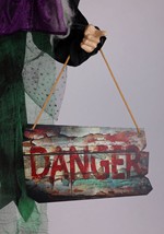 6.5 Ft. Flying Florence Animatronic Witch Decorati Alt 2