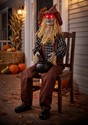 Animatronic Jumpy Juniper the Startling Scarecrow Decoration