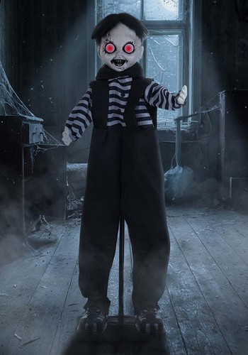 Animatronic Emile the Button Eye Boy Decoration
