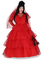 Premium Womens Lydia Deetz Wedding Dress Costume Alt 1