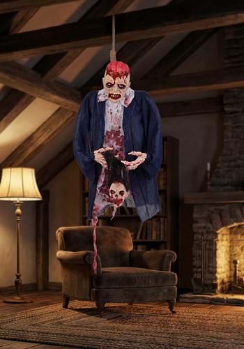 Rough Day Ralph the Hanging Animatronic Zombie Decoration