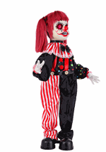 2-2.5 ft. Sarah Slight the Creepy Clown Animatroni Alt 1