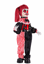 Animatronic Sarah Slight the Creepy Clown Decoration Alt 1
