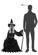 Animatronic Seated Cackling Witch Decoration Alt 5