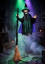 Hovering Hortense Witch Animatronic Decoration