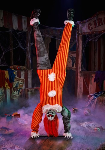 Animatronic Upsie Davey Handstanding Clown