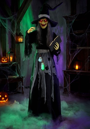 Animatronic Auntie Althea Storybook Witch