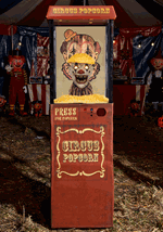 Animatronic Kernelias the Popcorn Clown Decoration