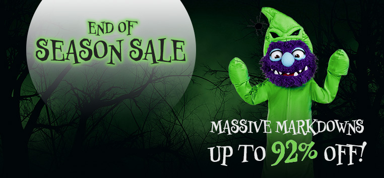 Halloween End of Season Sale
