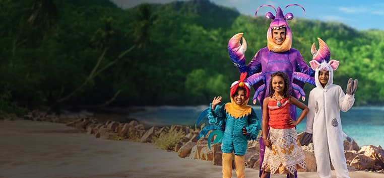 Moana character costumes