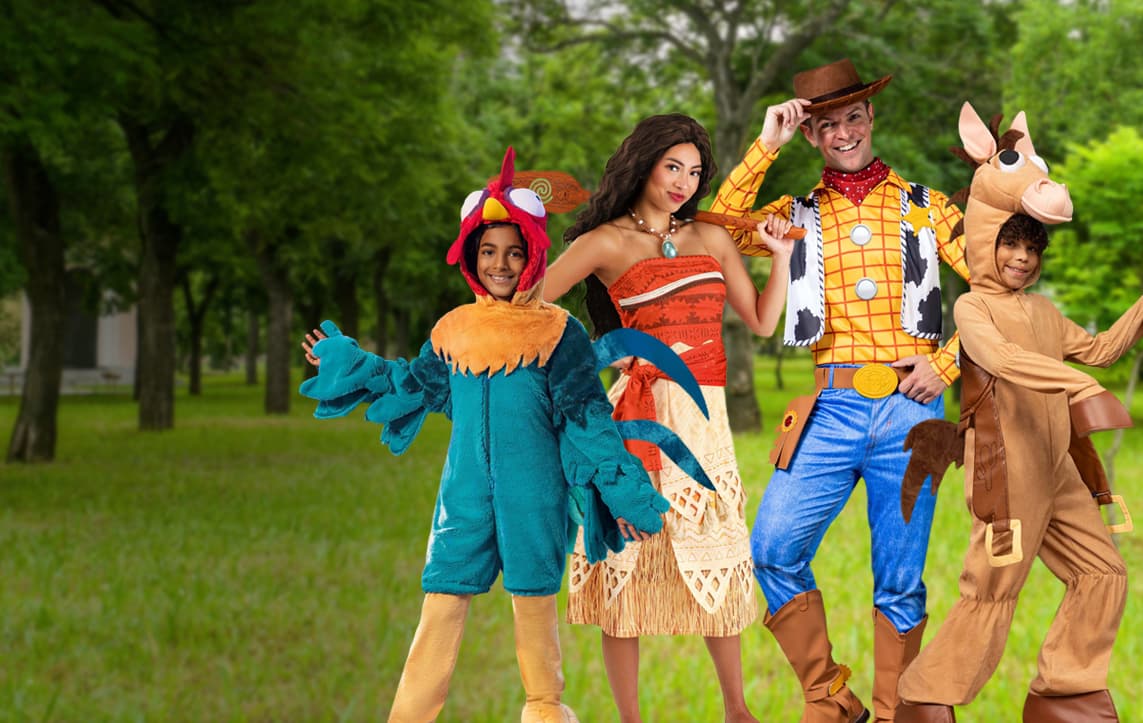 Toy Story costumes, Moana costumes