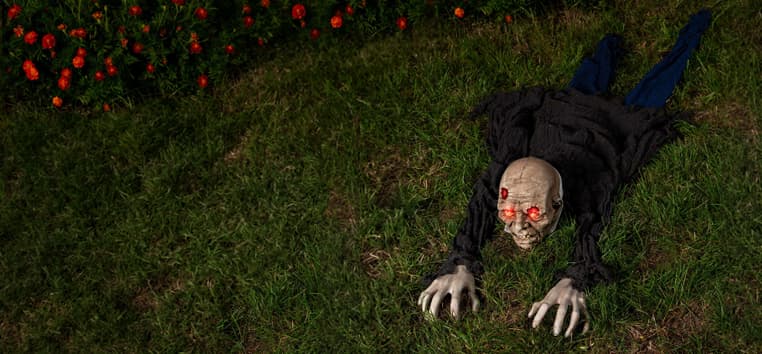Outdoor Halloween decorations